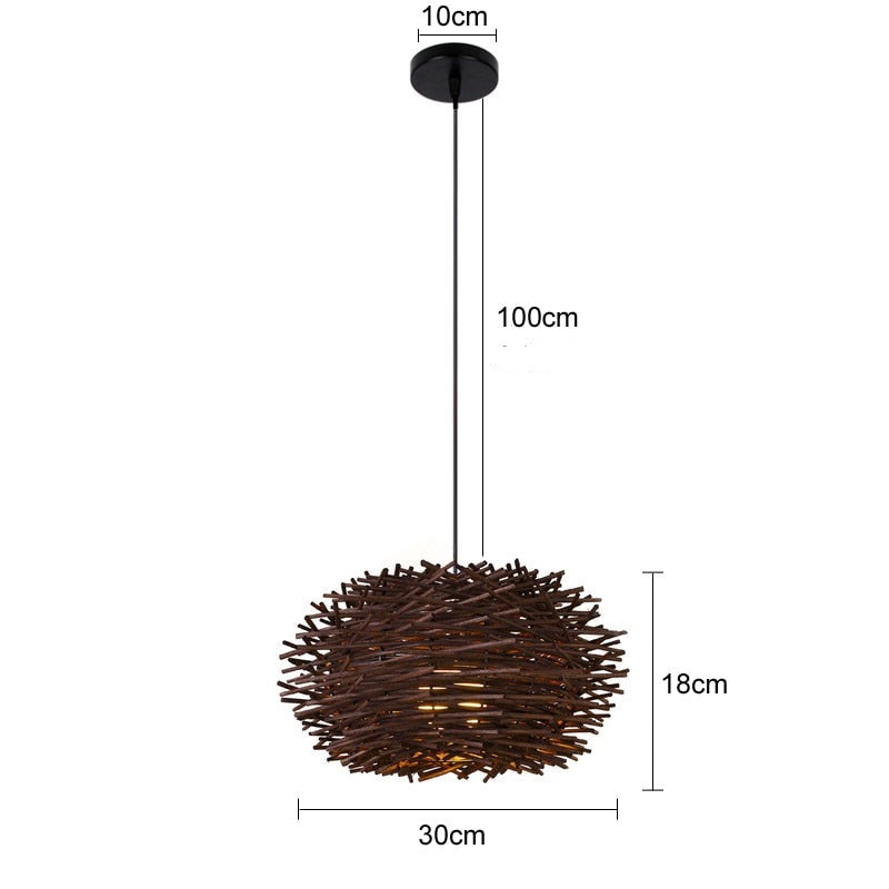 Luminária de Bambu Artesanal Para Casa