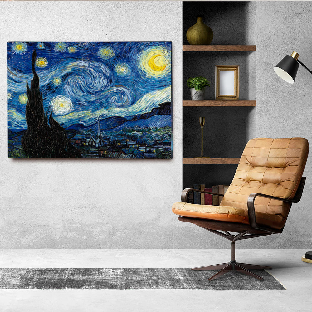 Quadro Noite Estrelada - Van Gogh