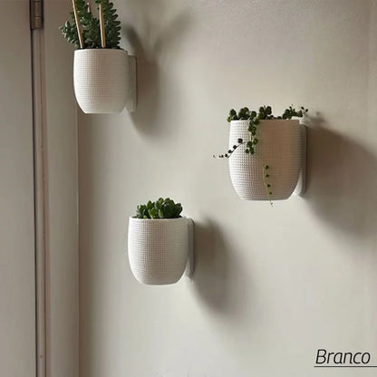 Vasos de Parede para Plantas e decorações de Ambientes - 4 tipos