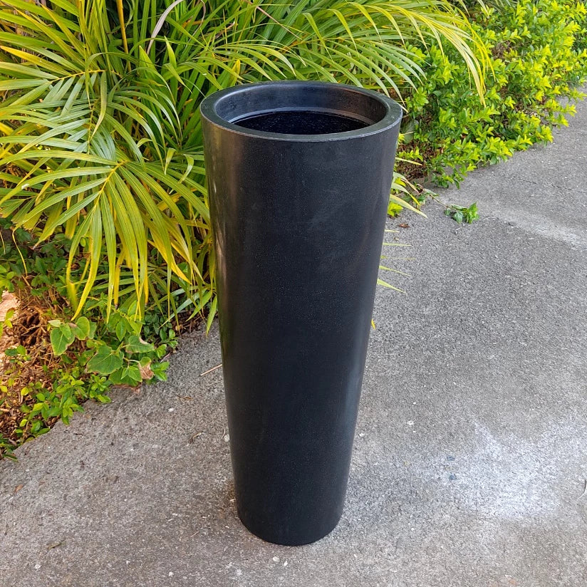 Kit com 2 vaso polietileno para plantas com efeito marmorizado - Ibiza